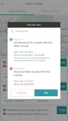 Guelph Transit On-demand android App screenshot 1